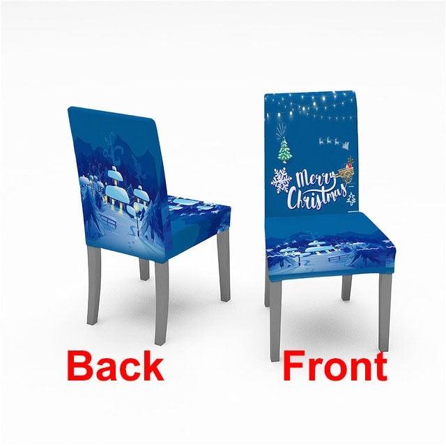 Christmas Chair Cover Stretch Spandex