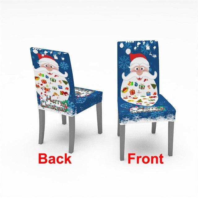 Christmas Chair Cover Stretch Spandex