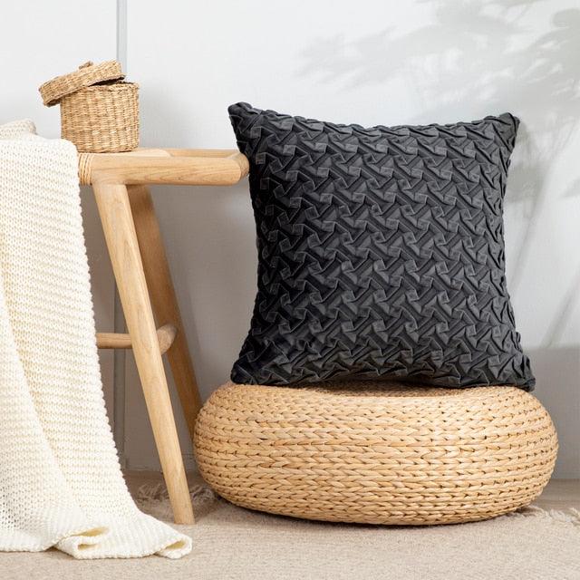 Cushion Cover Solid Colorful Throw Pillow Cases