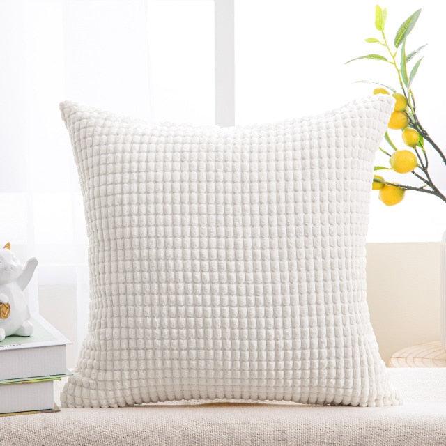 Cushion Cover Solid Colorful Throw Pillow Cases