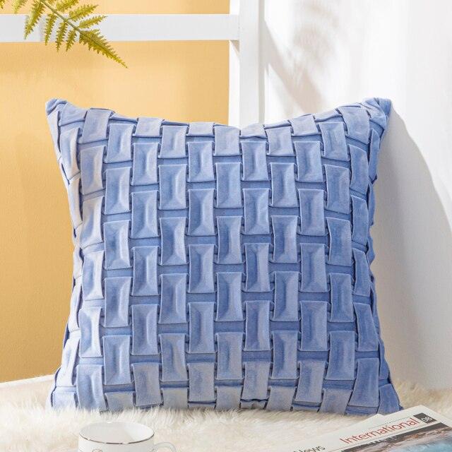 Cushion Cover Solid Colorful Throw Pillow Cases
