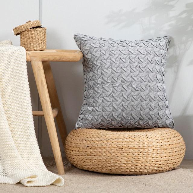 Cushion Cover Solid Colorful Throw Pillow Cases