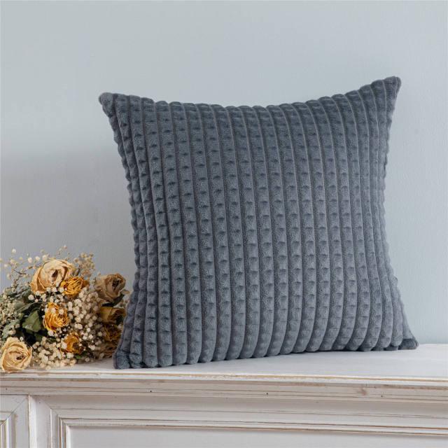 Cushion Cover Solid Colorful Throw Pillow Cases