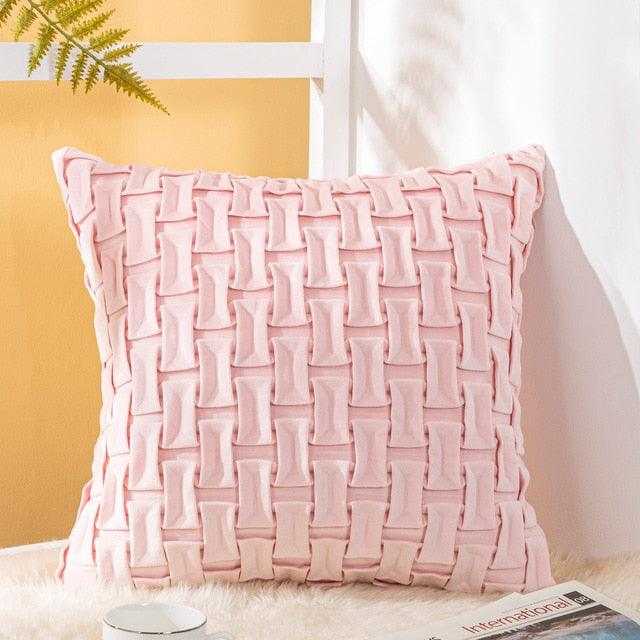 Cushion Cover Solid Colorful Throw Pillow Cases