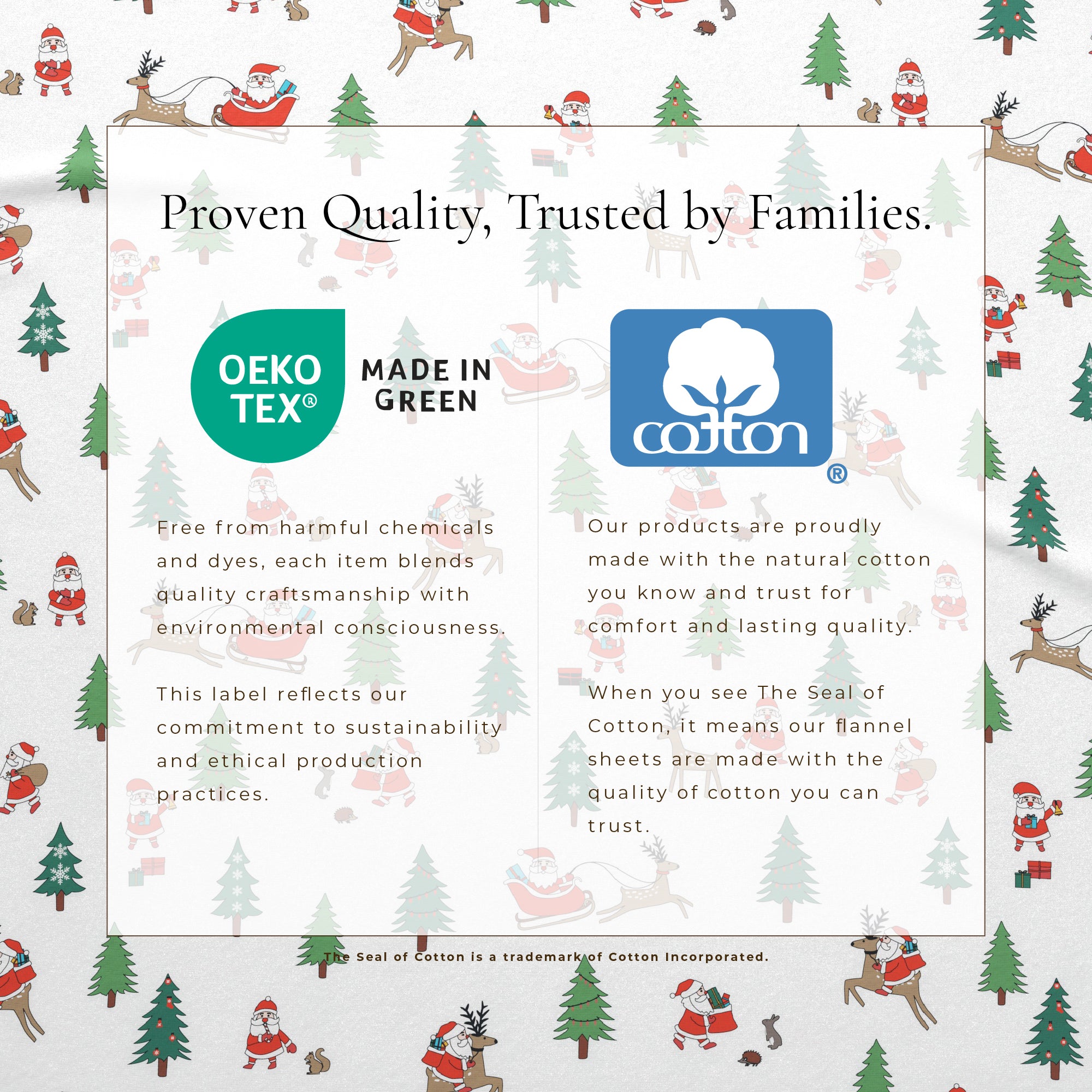 Turkish Cotton Christmas Flannel Sheet
