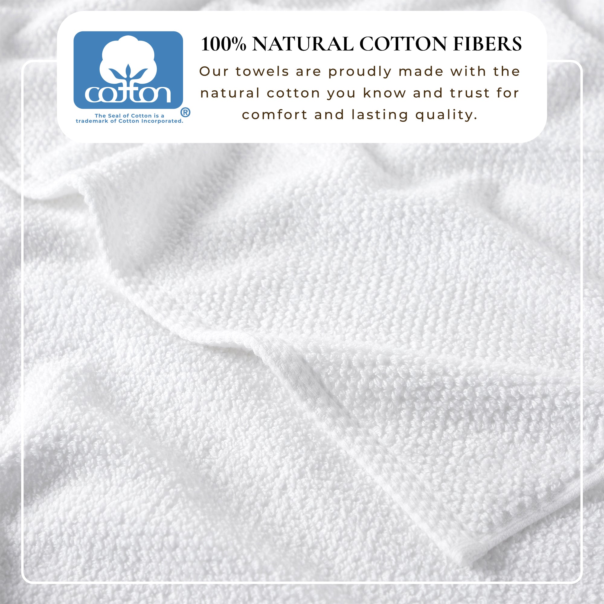 Cotton Textured Bath Towel Set