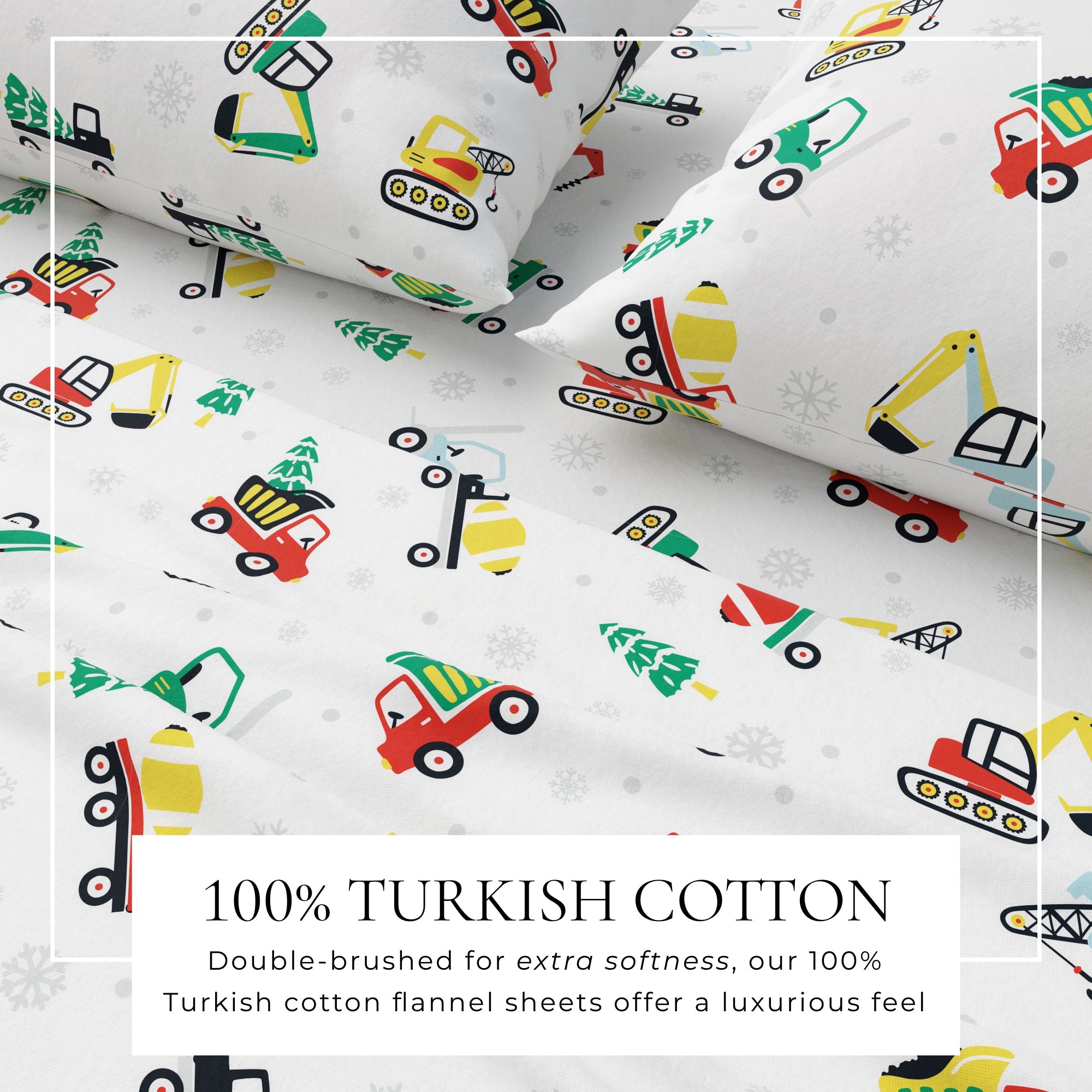 Turkish Cotton Christmas Flannel Sheet