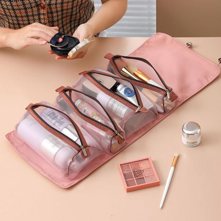 Travel portable large capacity makeup bags