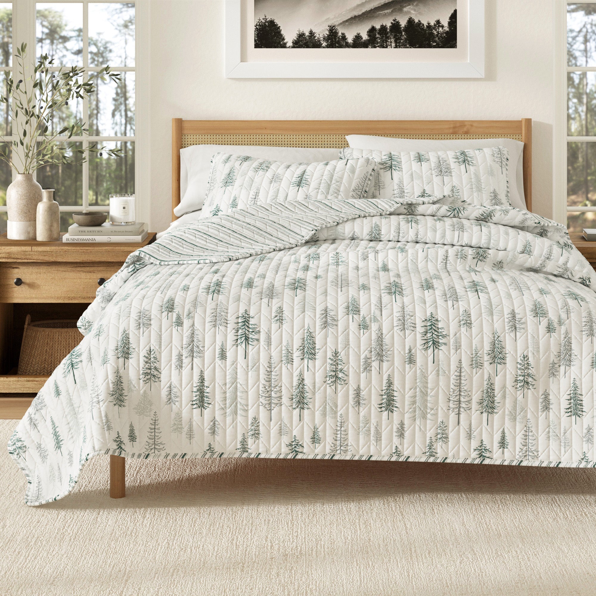 Rustic Landscape Quilt Set