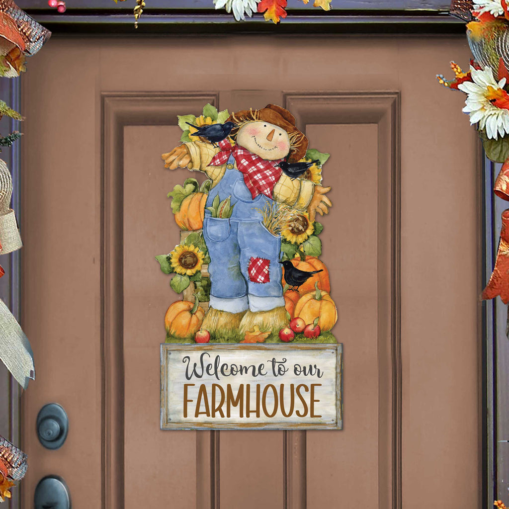 Farmhouse Door Hanger Fall Decoration