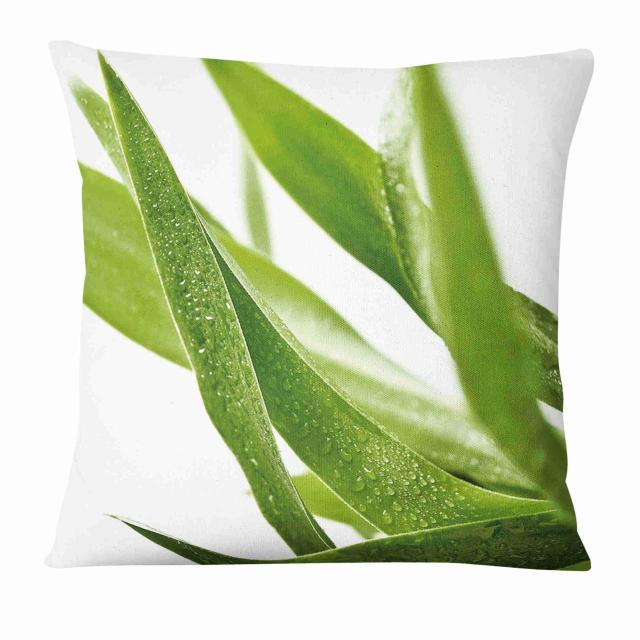 Fresh Green Leaves Digital Printed Pillowcase