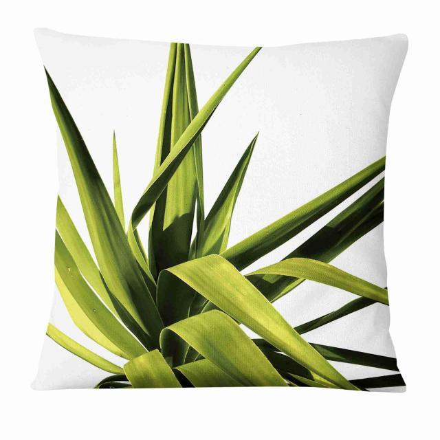 Fresh Green Leaves Digital Printed Pillowcase