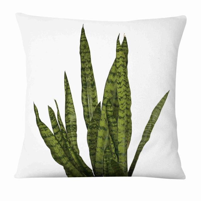 Fresh Green Leaves Digital Printed Pillowcase