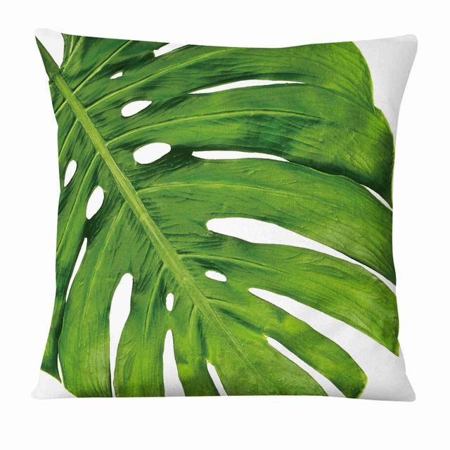 Fresh Green Leaves Digital Printed Pillowcase