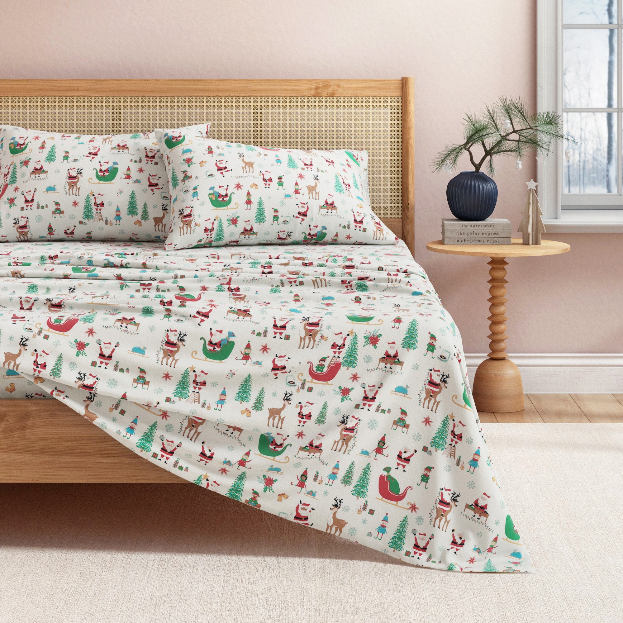 Turkish Cotton Christmas Flannel Sheet