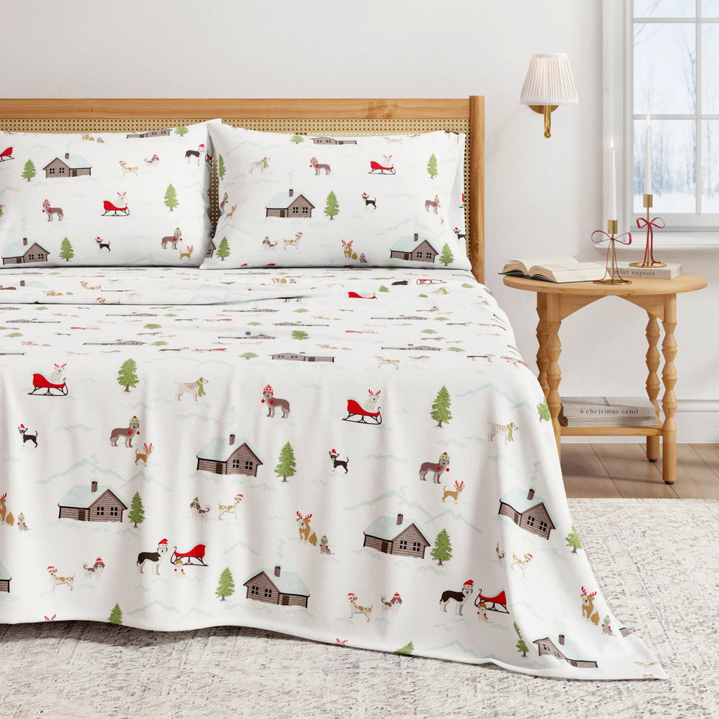 Turkish Cotton Christmas Flannel Sheet