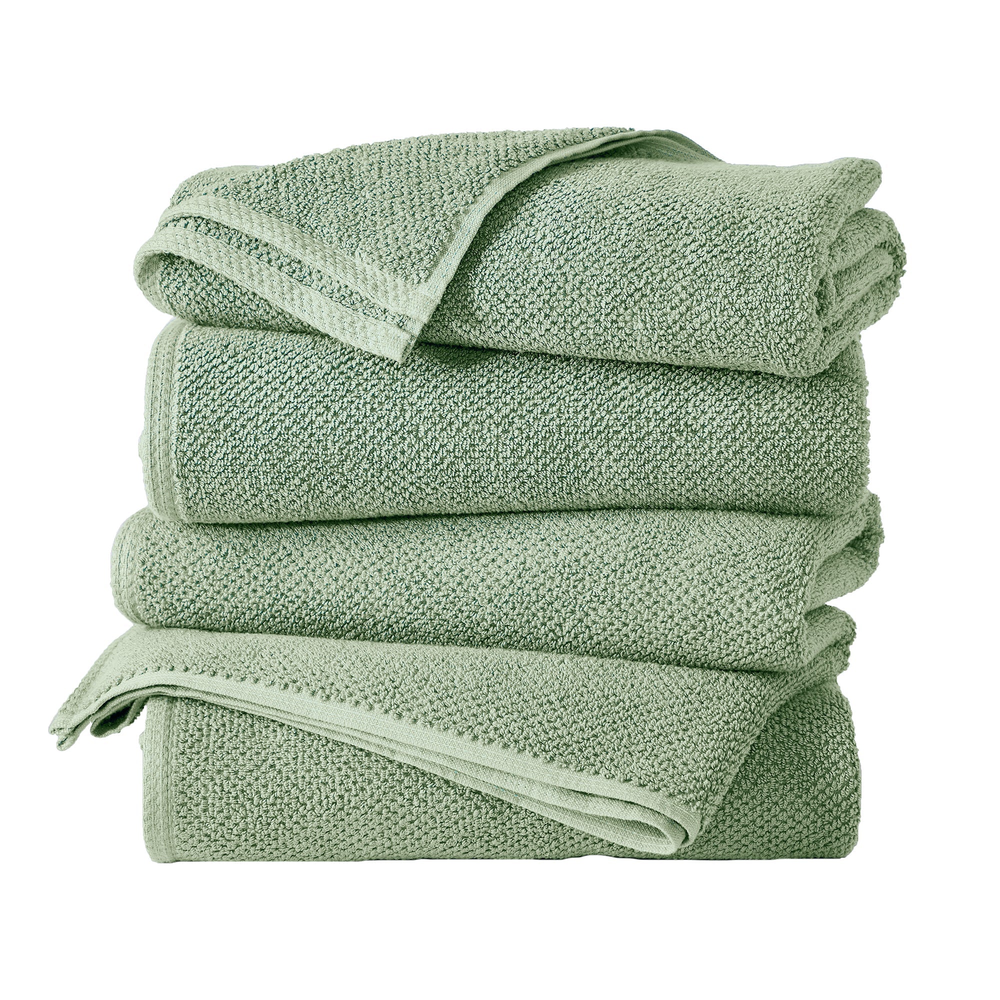 Cotton Textured Bath Towel Set