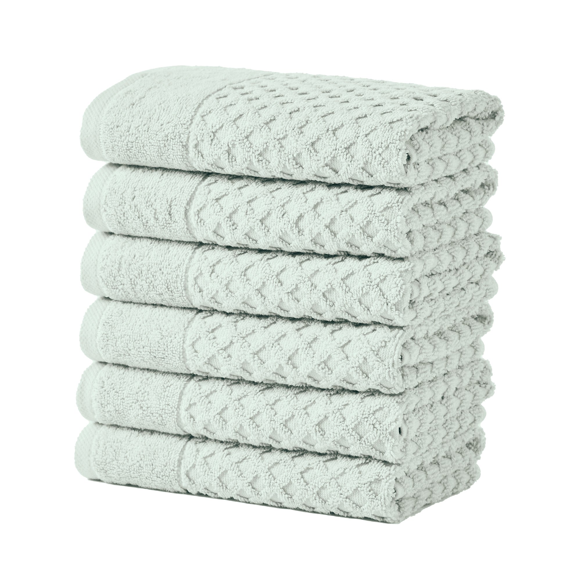 Cotton Diamond Waffle Weave Bath Towel Set