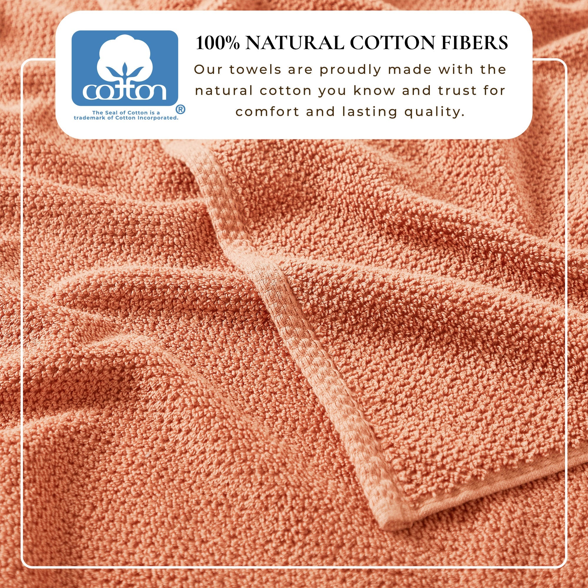 Cotton Textured Bath Towel Set