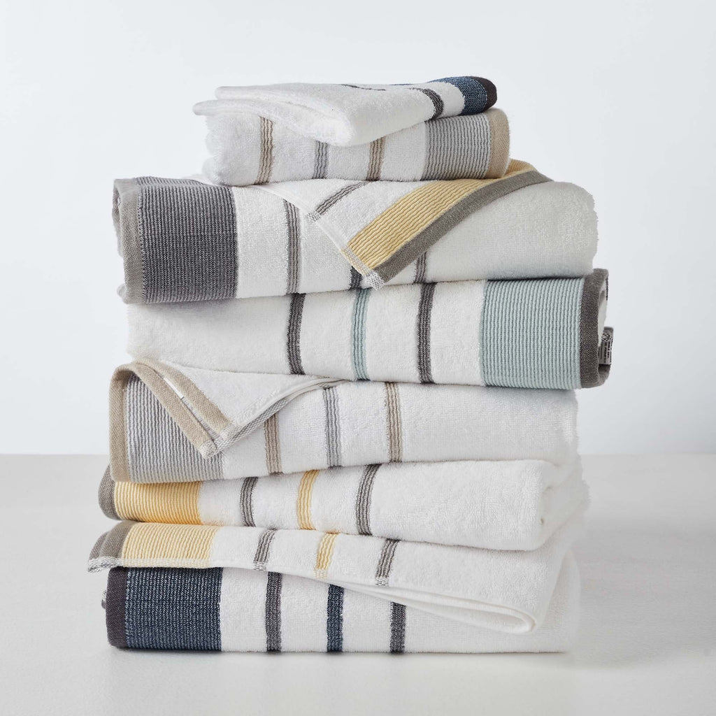 Decorative Cotton Stripe Bath Towel Set