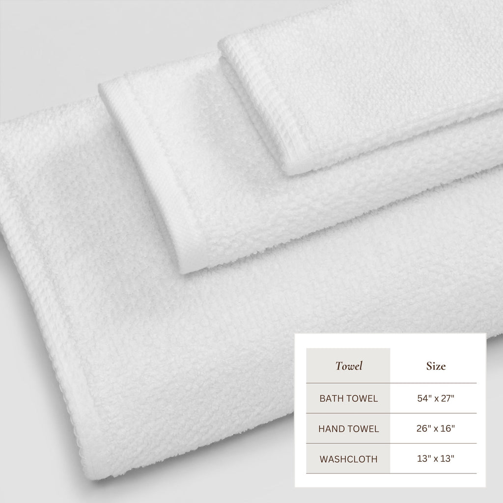 Cotton Textured Bath Towel Set