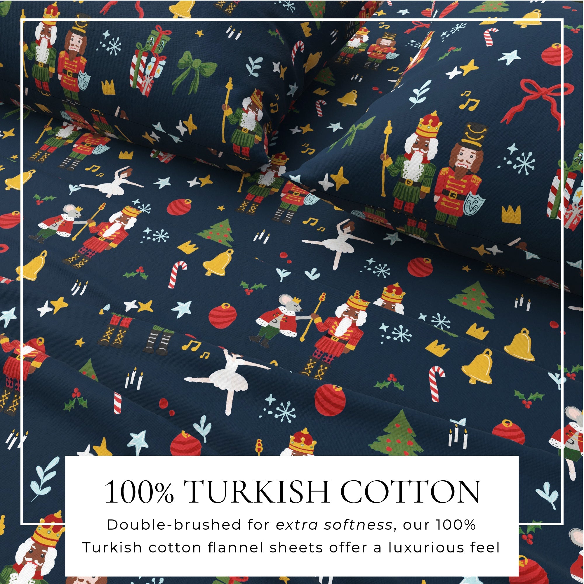 Turkish Cotton Christmas Flannel Sheet