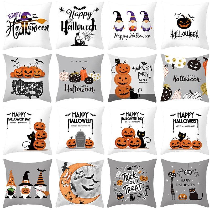 Holiday Pillowcase Pumpkin Cushion Cover