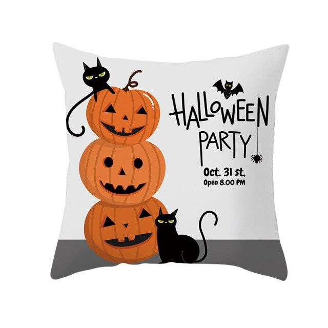 Holiday Pillowcase Pumpkin Cushion Cover