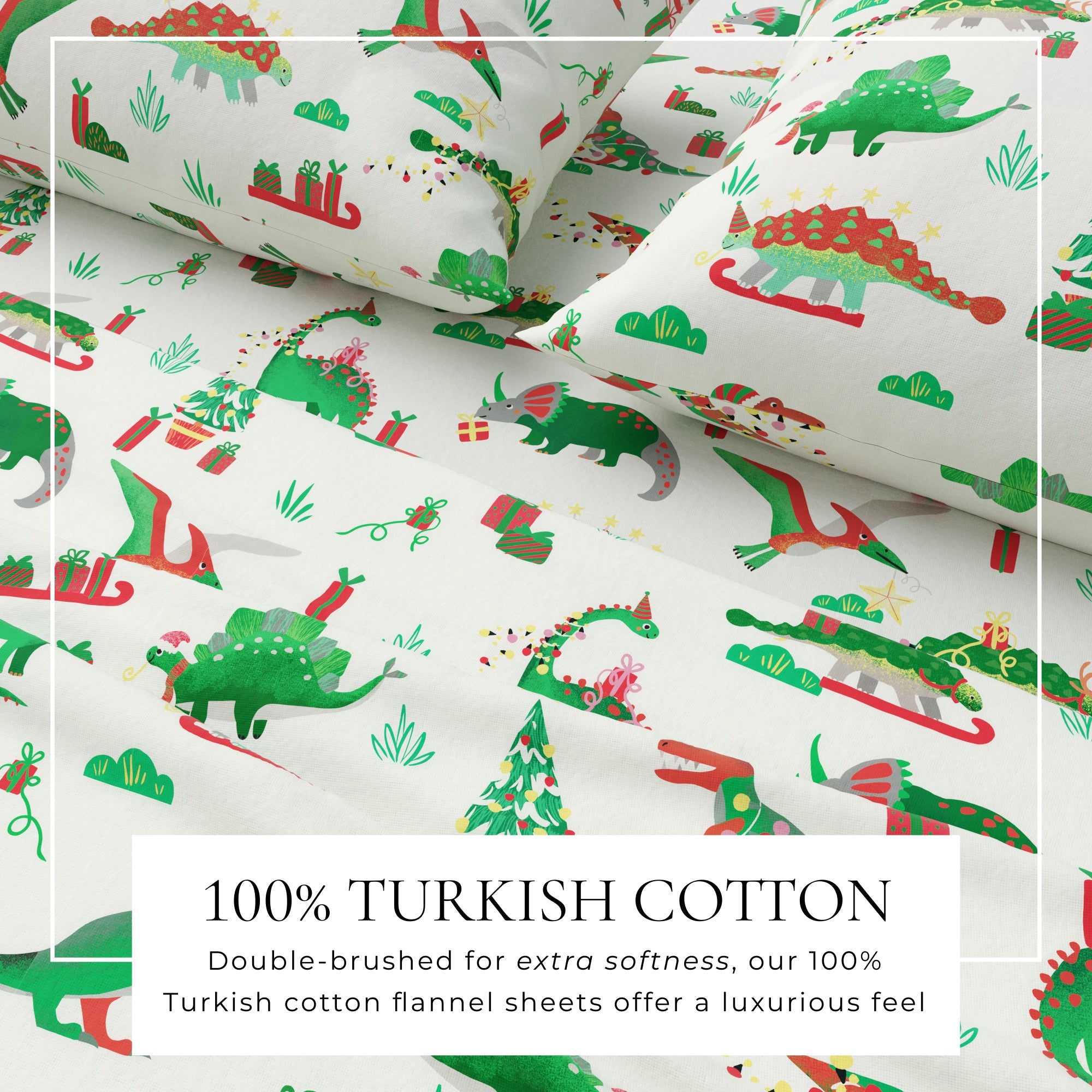 Turkish Cotton Christmas Flannel Sheet