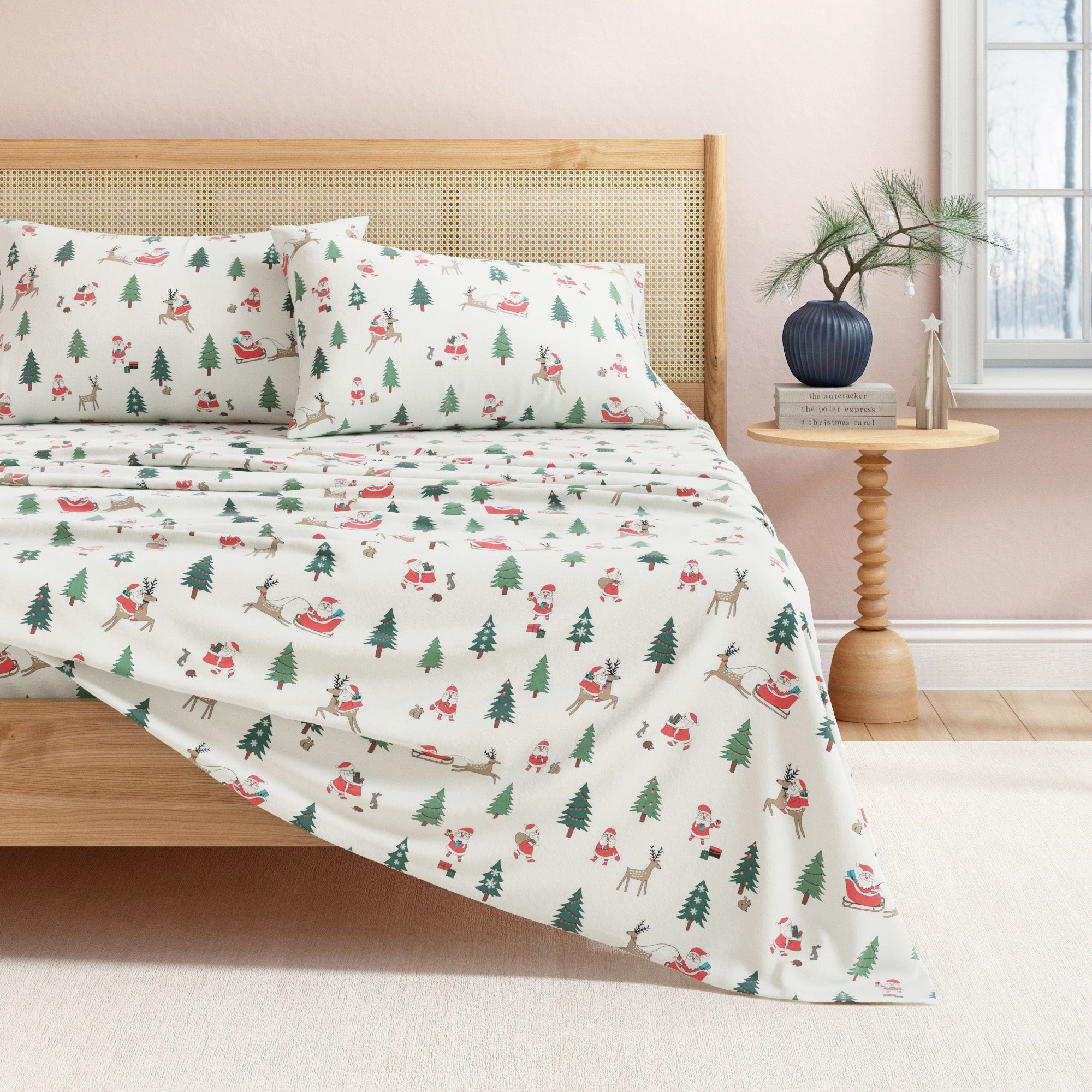 Turkish Cotton Christmas Flannel Sheet
