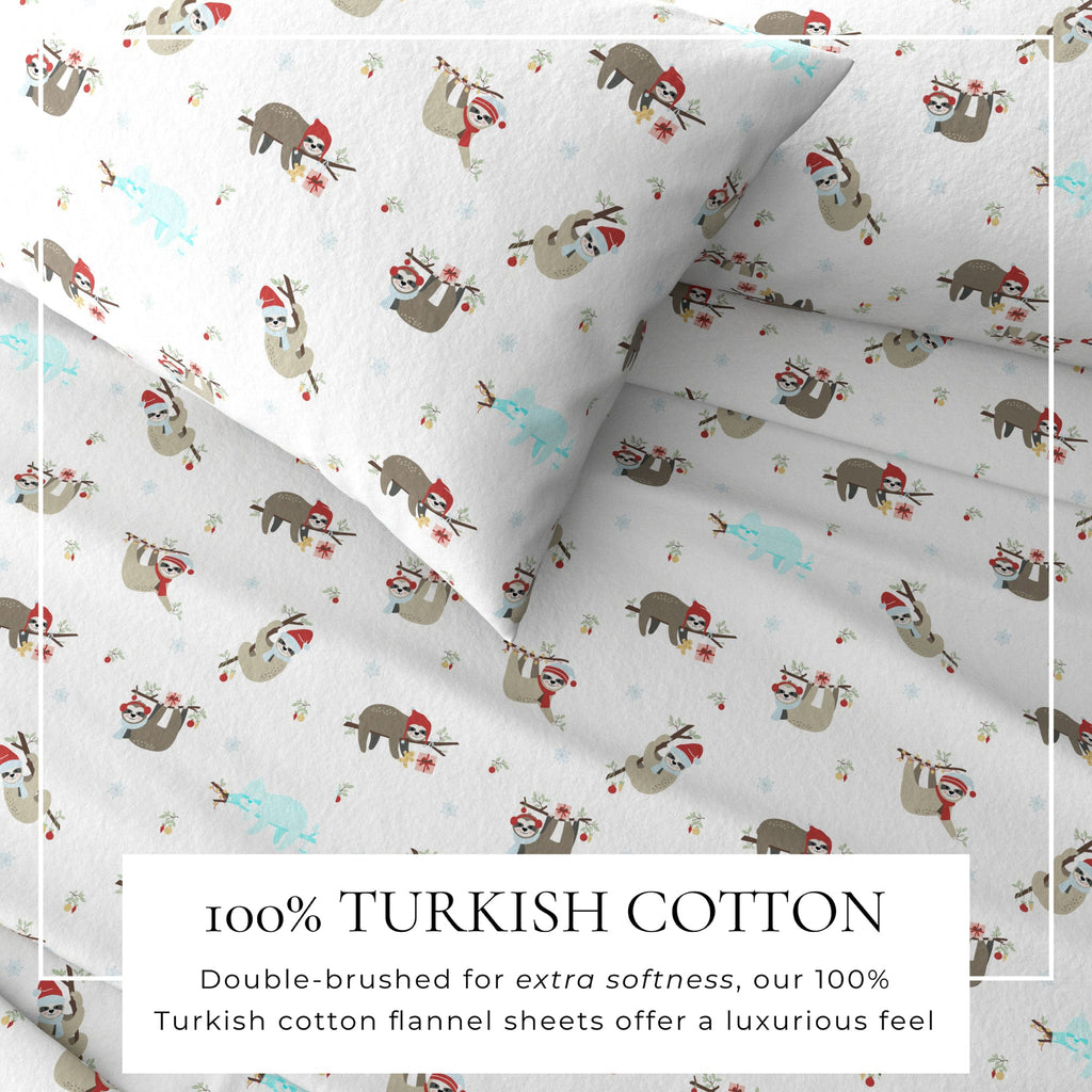 Turkish Cotton Christmas Flannel Sheet