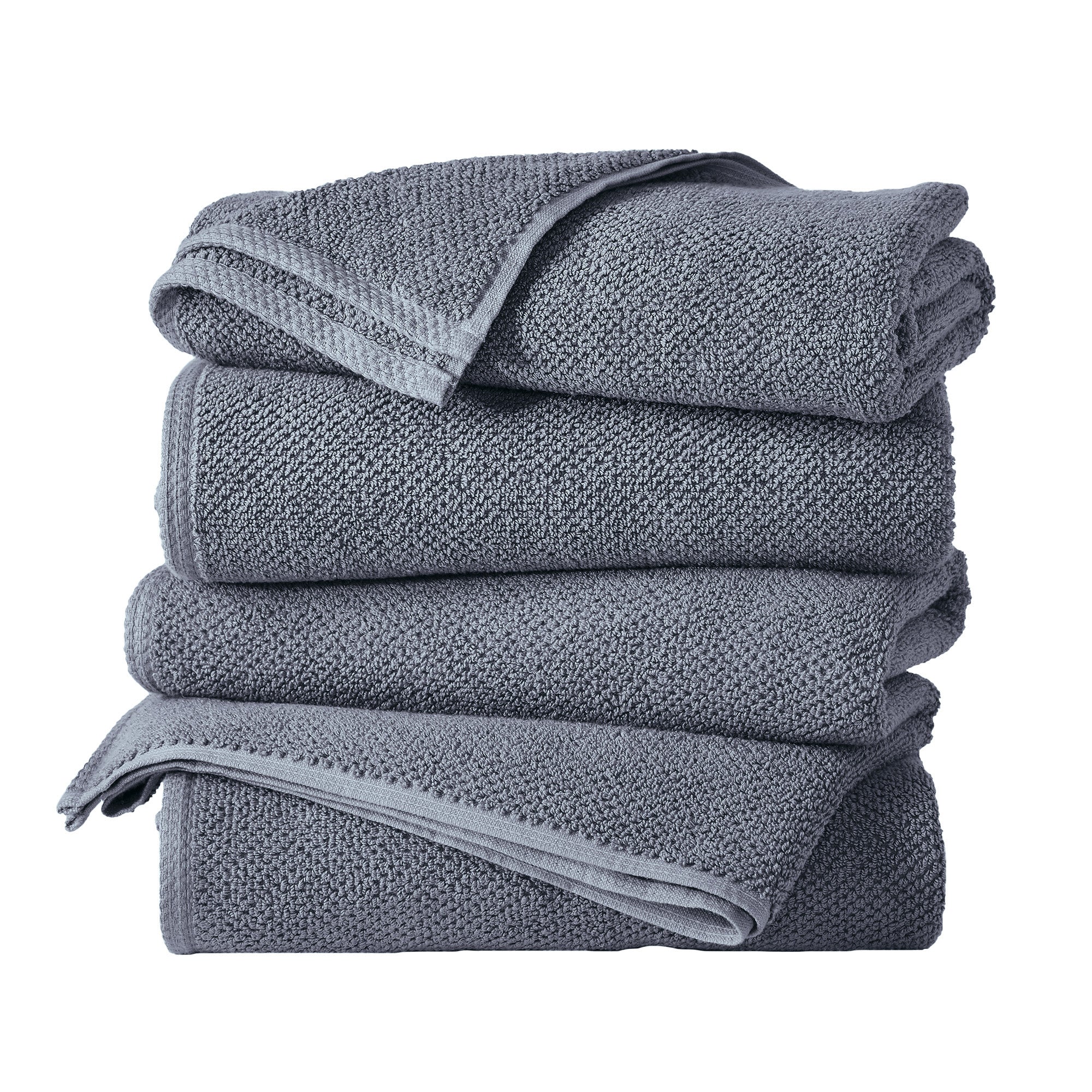 Cotton Textured Bath Towel Set