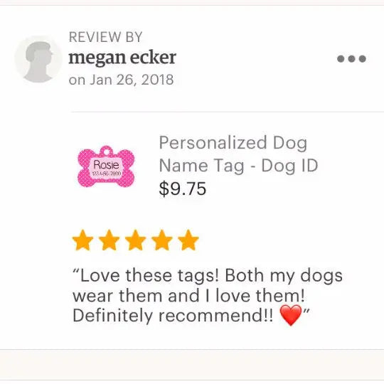 Pet Tag for Dogs