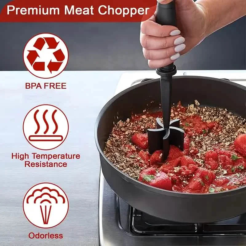 Kitchen Meat Chopper Ground Beef Masher