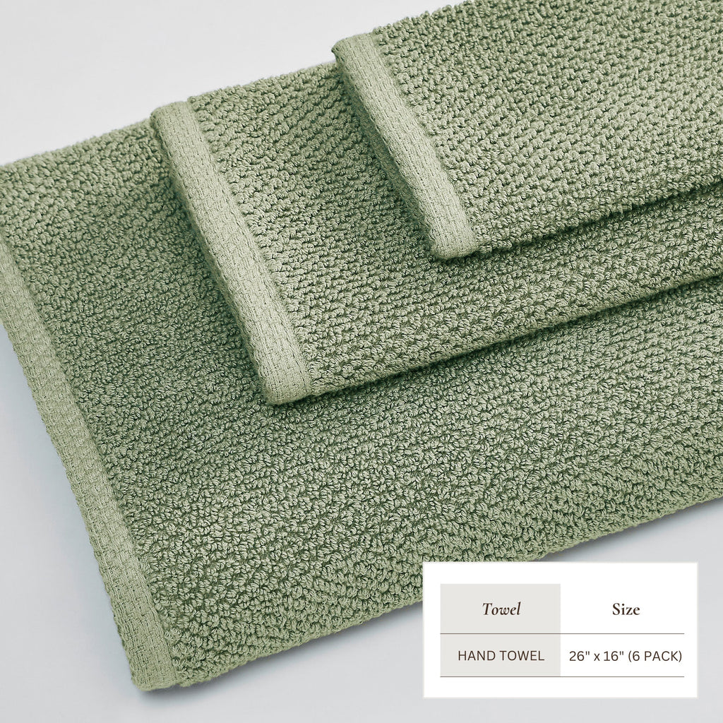 Cotton Textured Bath Towel Set