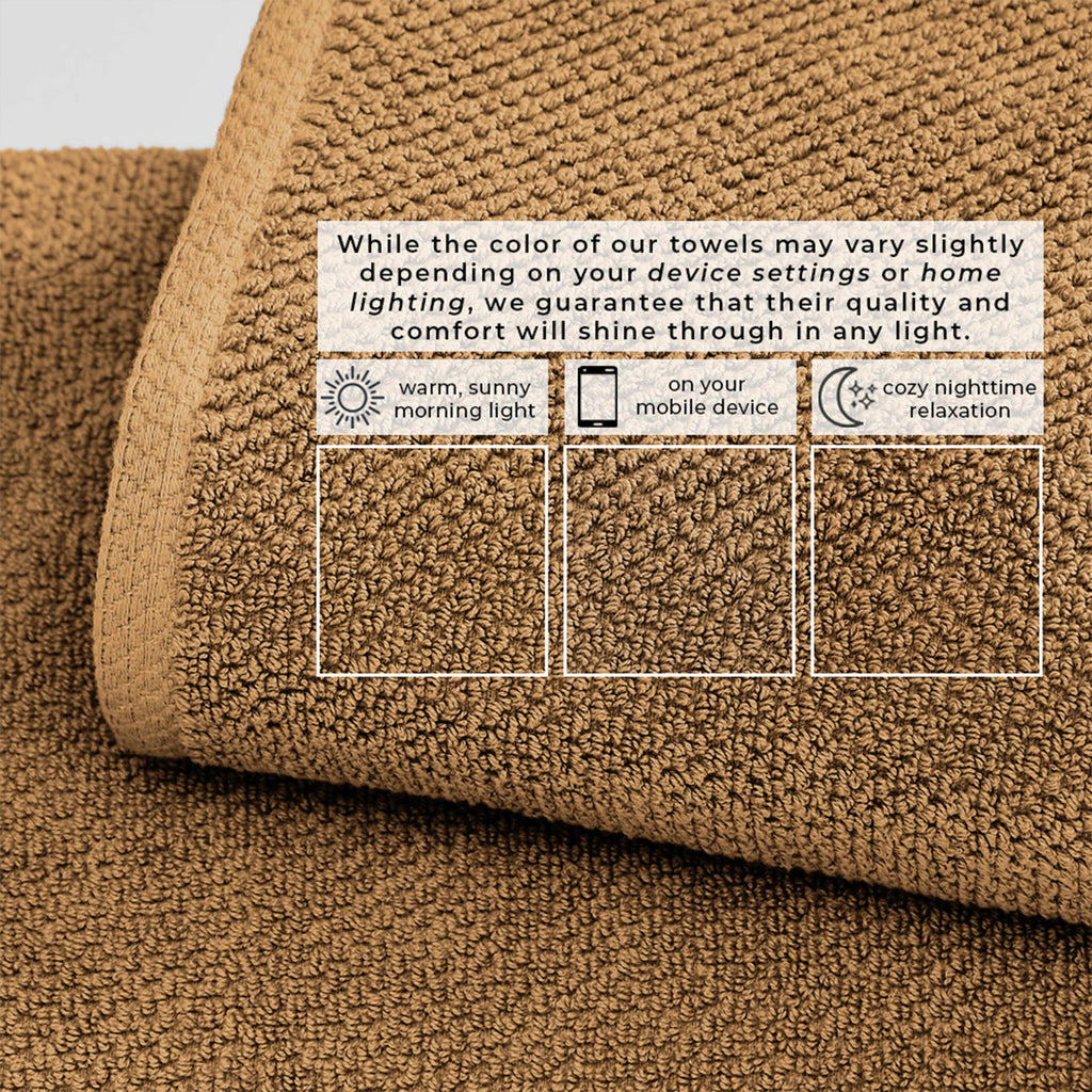 Cotton Textured Bath Towel Set