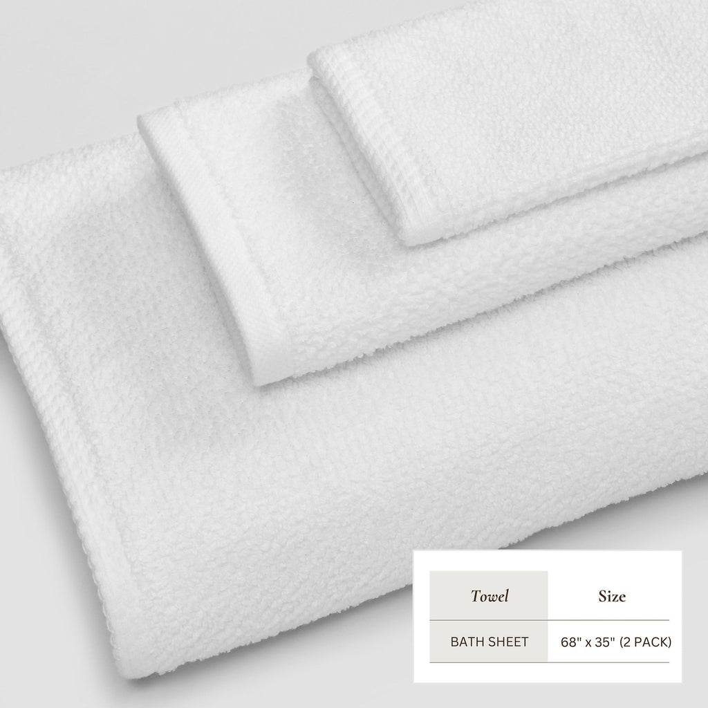Cotton Textured Bath Towel Set
