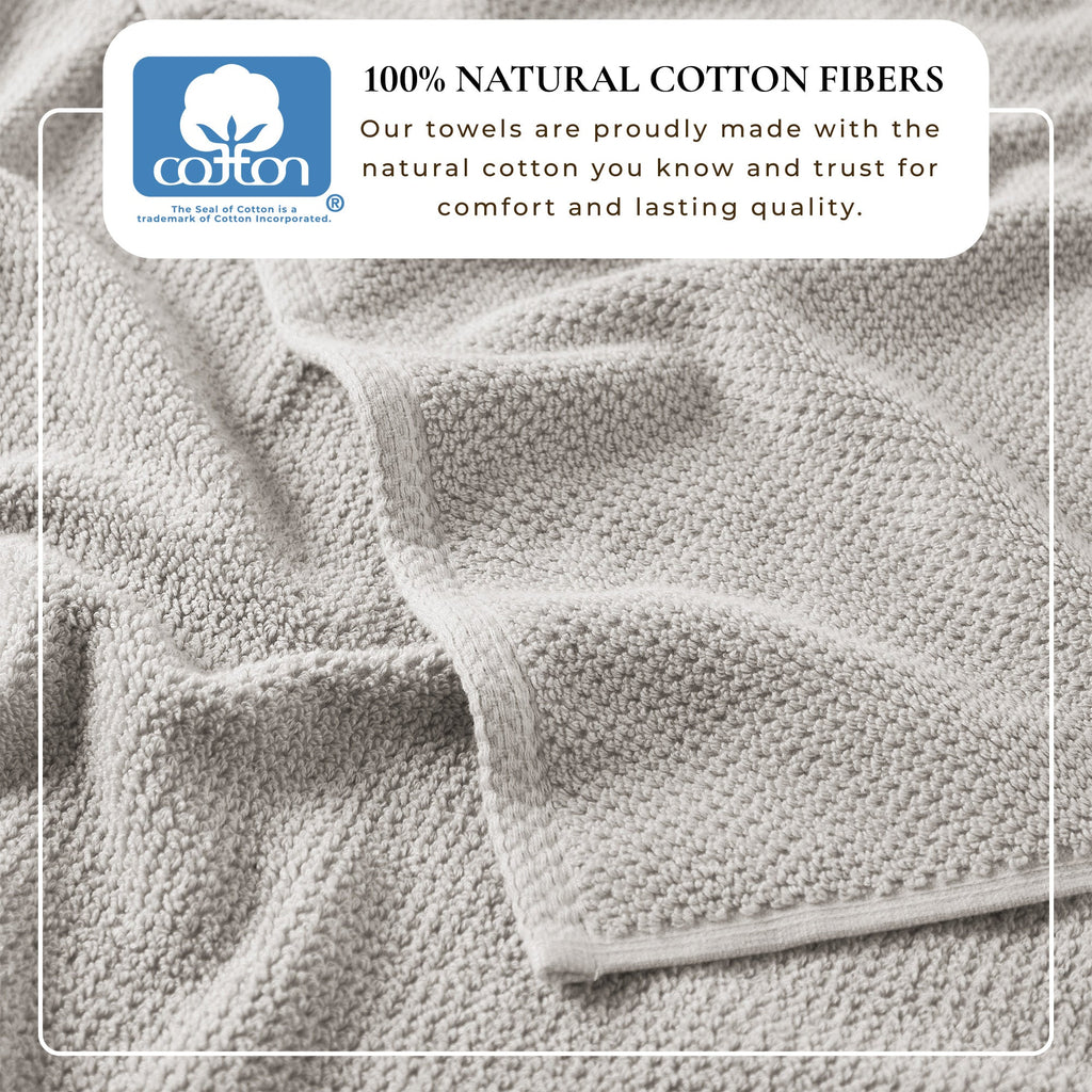 Cotton Textured Bath Towel Set