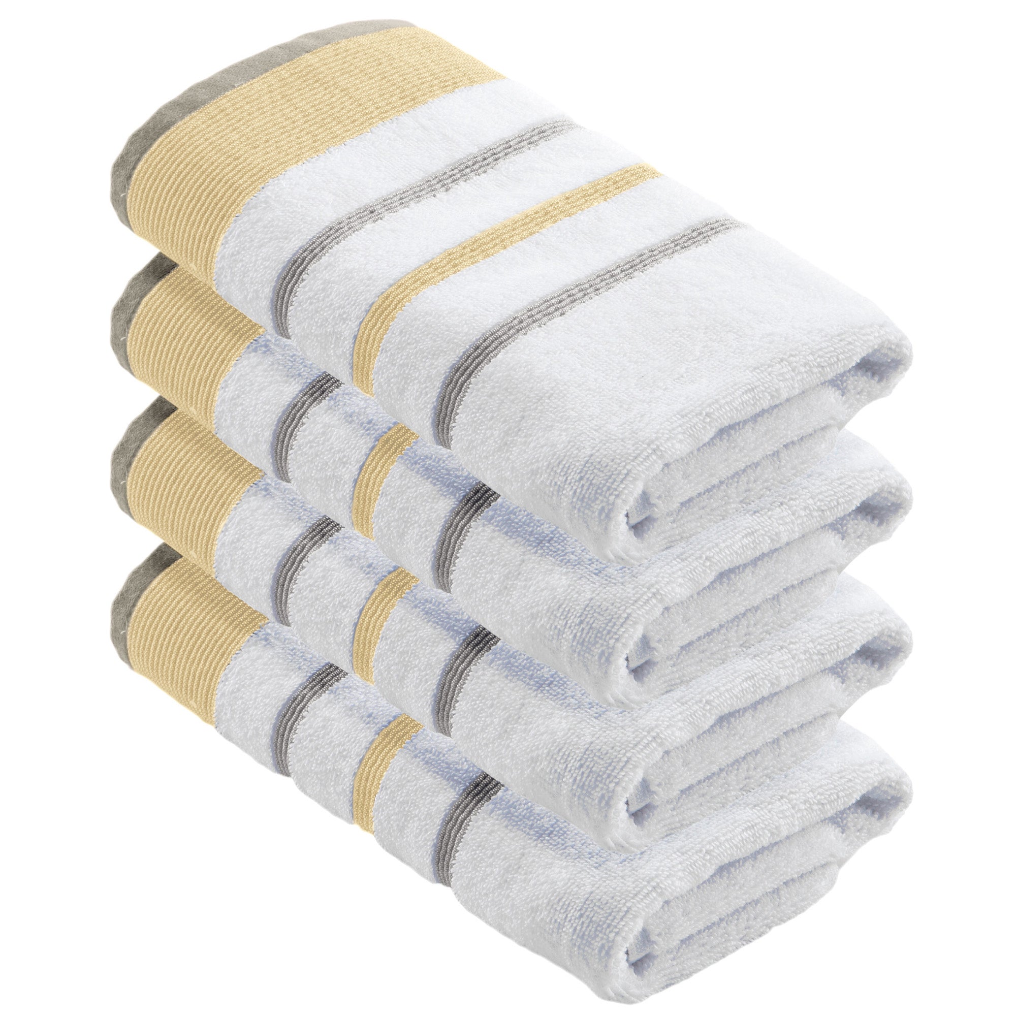 Decorative Cotton Stripe Bath Towel Set
