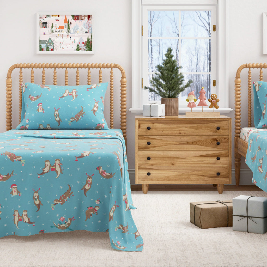 Turkish Cotton Christmas Flannel Sheet