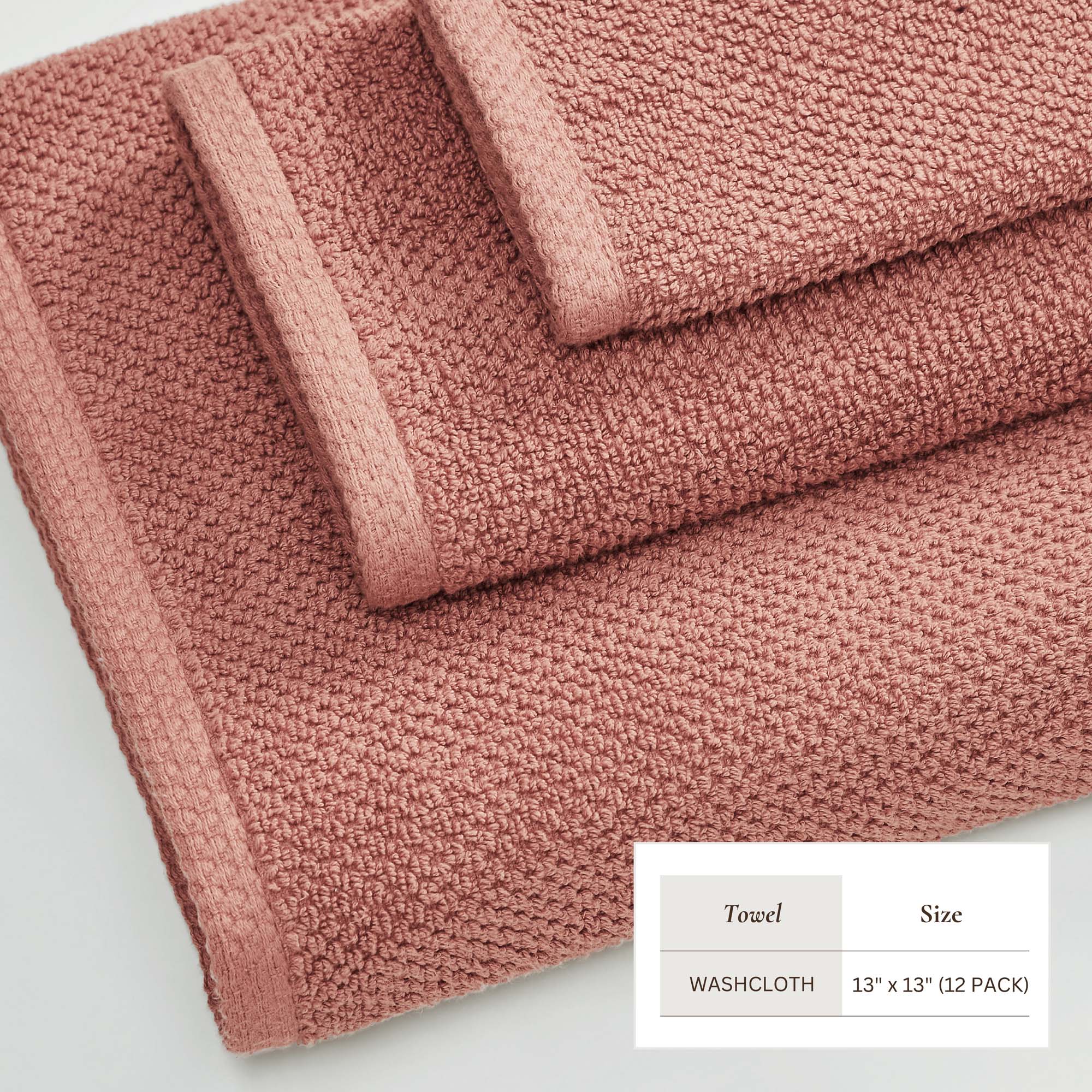 Cotton Textured Bath Towel Set