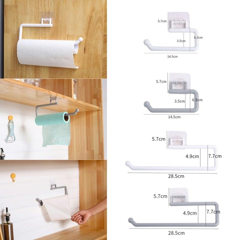 New Kitchen Paper Roll Holder Towel Hanger Rack