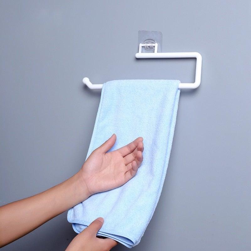 New Kitchen Paper Roll Holder Towel Hanger Rack