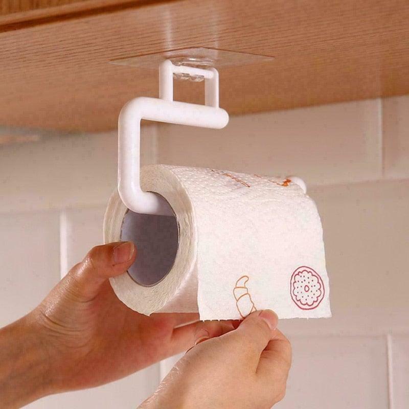 New Kitchen Paper Roll Holder Towel Hanger Rack