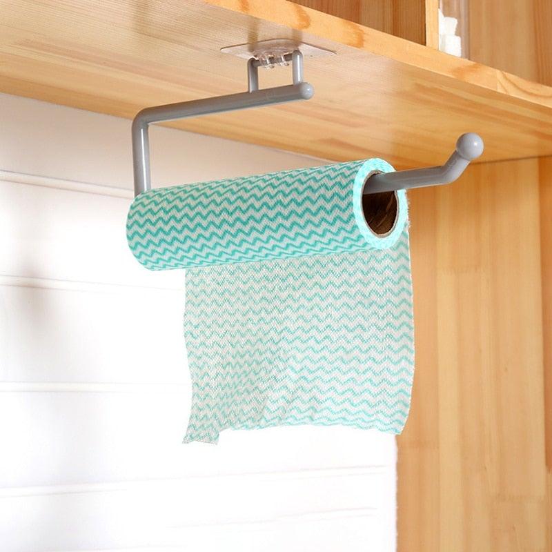 New Kitchen Paper Roll Holder Towel Hanger Rack