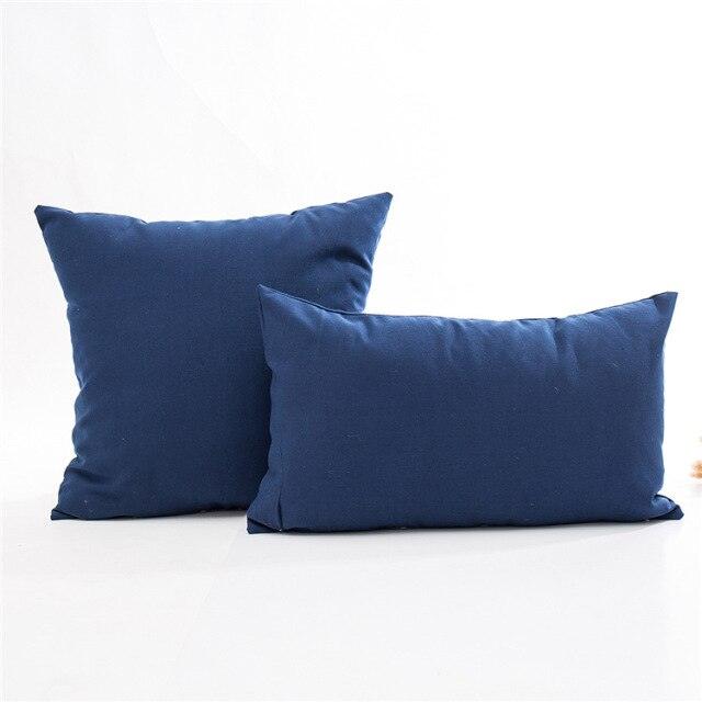 New Plaid Striped Polyester Cotton Cushion Cover Pillow Case