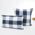 New Plaid Striped Polyester Cotton Cushion Cover Pillow Case
