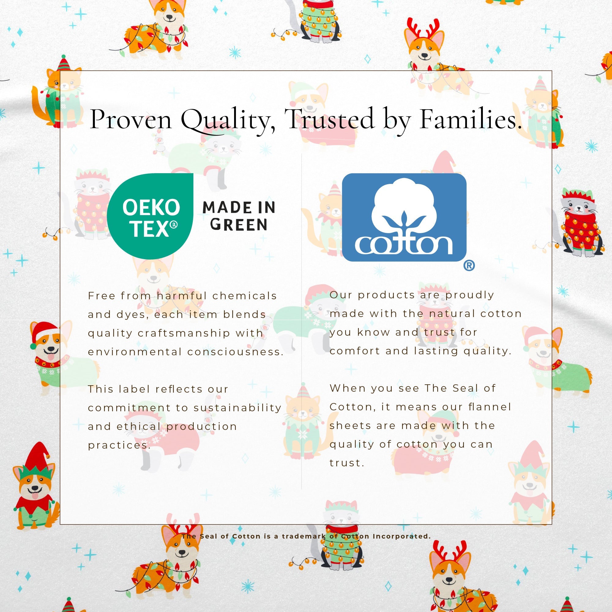 Turkish Cotton Christmas Flannel Sheet