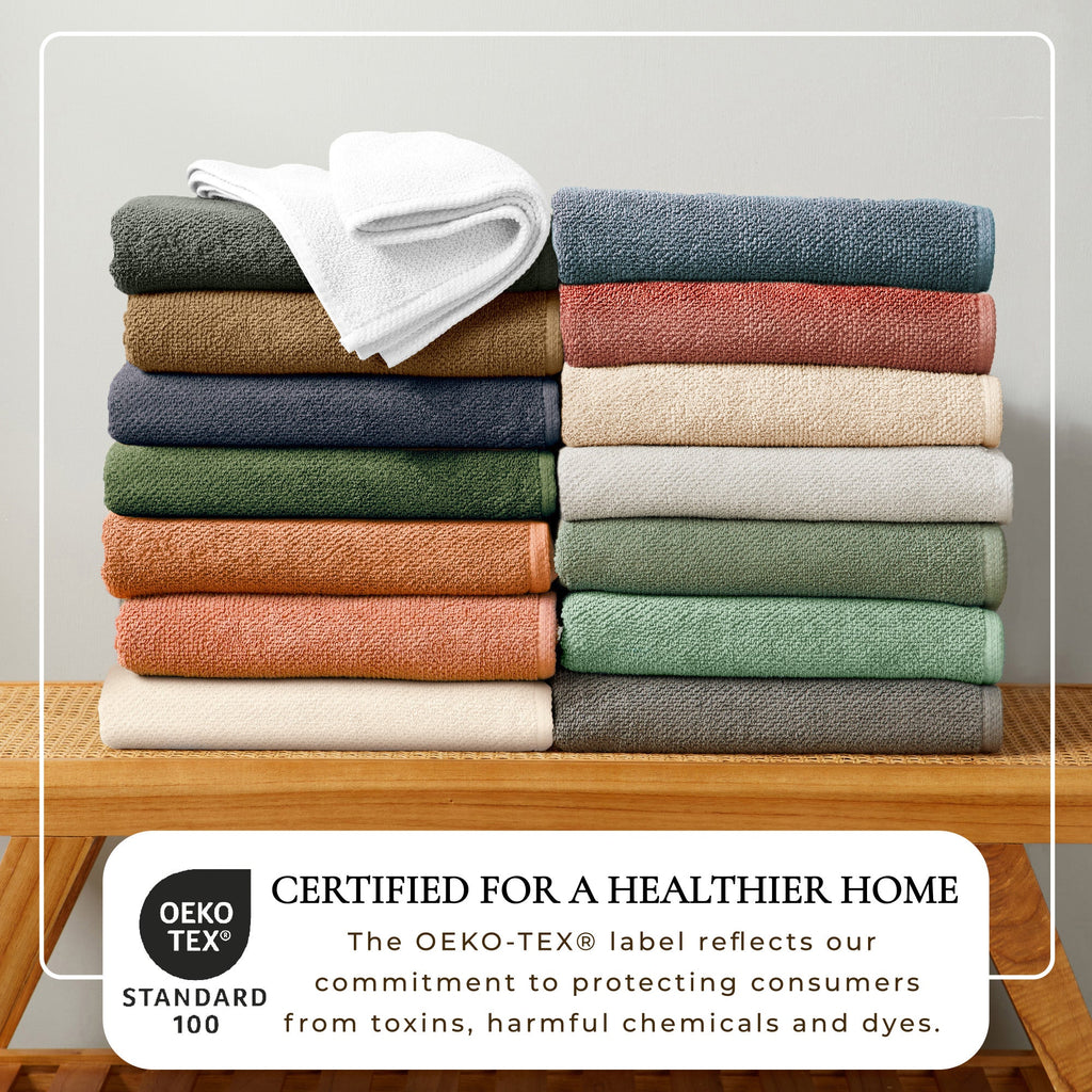 Cotton Textured Bath Towel Set