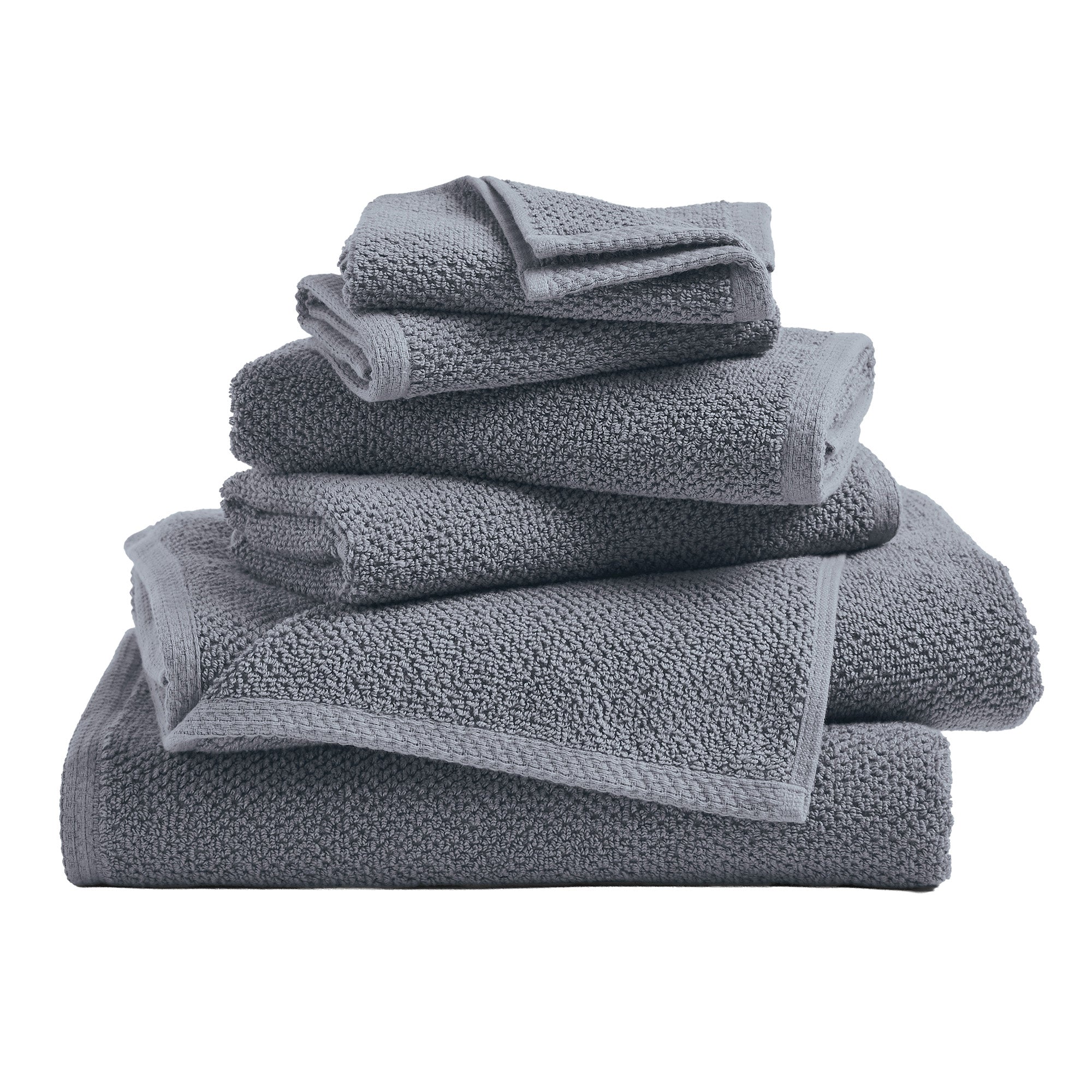 Cotton Textured Bath Towel Set